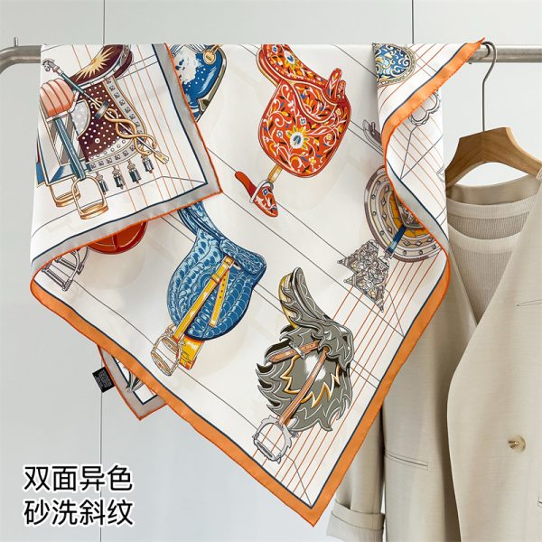 Brand Women Silk Scarf for Spring and Summer