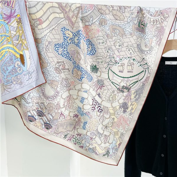Fashion Lady Design Silk Scarves