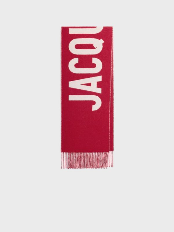 Jacquemus Logo Design Women Fashion Wool Shawl for Winter