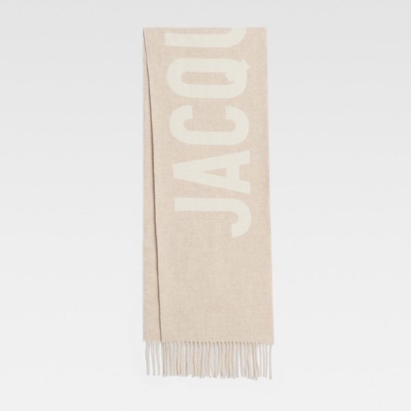 New Women Wool Logo Jacquard Simple Unisex Brand Shawl
