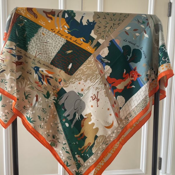 Luxury Designer Women Print Big Square Scarf