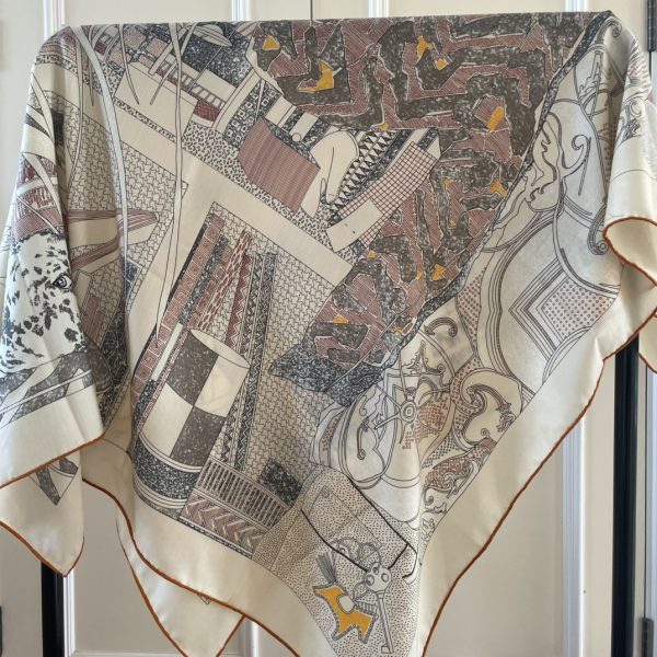 Women Brand Silk Cashmere Bandana Shawl